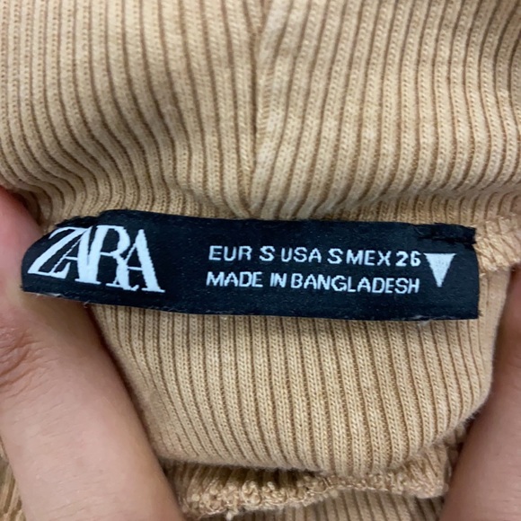 Nude Zara Turtleneck Bodysuit - Picture 3 of 3